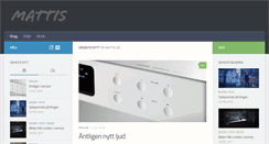 Desktop Screenshot of mattis.se