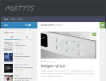 Tablet Screenshot of mattis.se